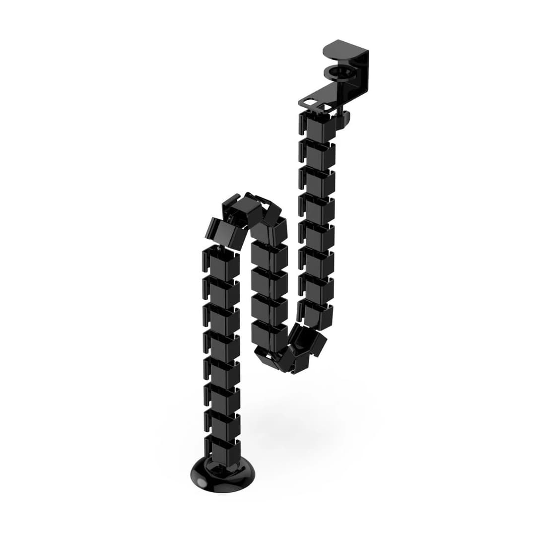Hama Spine Cable Guide for Desk, 1.3 m - Black - Image 2