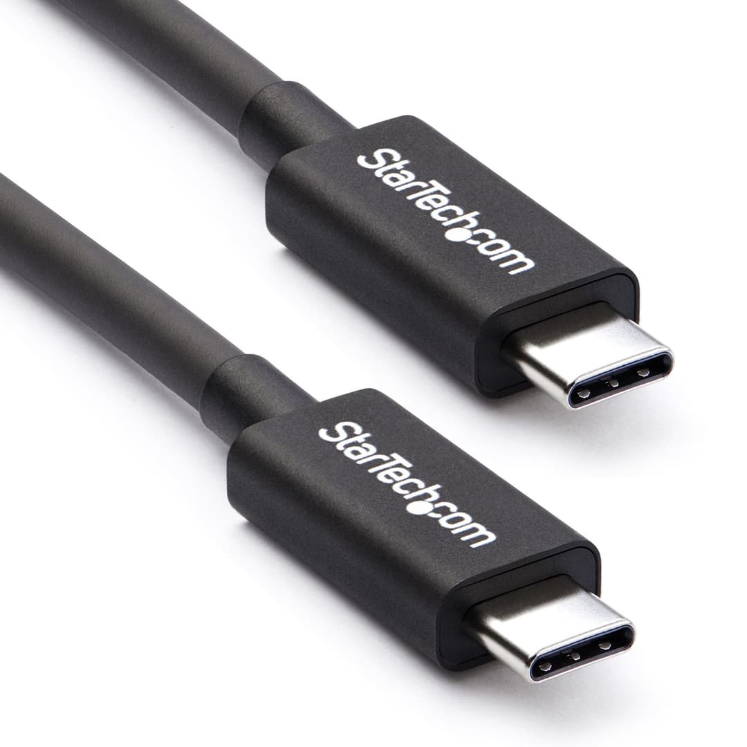 StarTech.com 2m Thunderbolt 3 (20Gbps) USB-C Cable - Thunderbolt, USB, and DisplayPort Compatible - Image 1