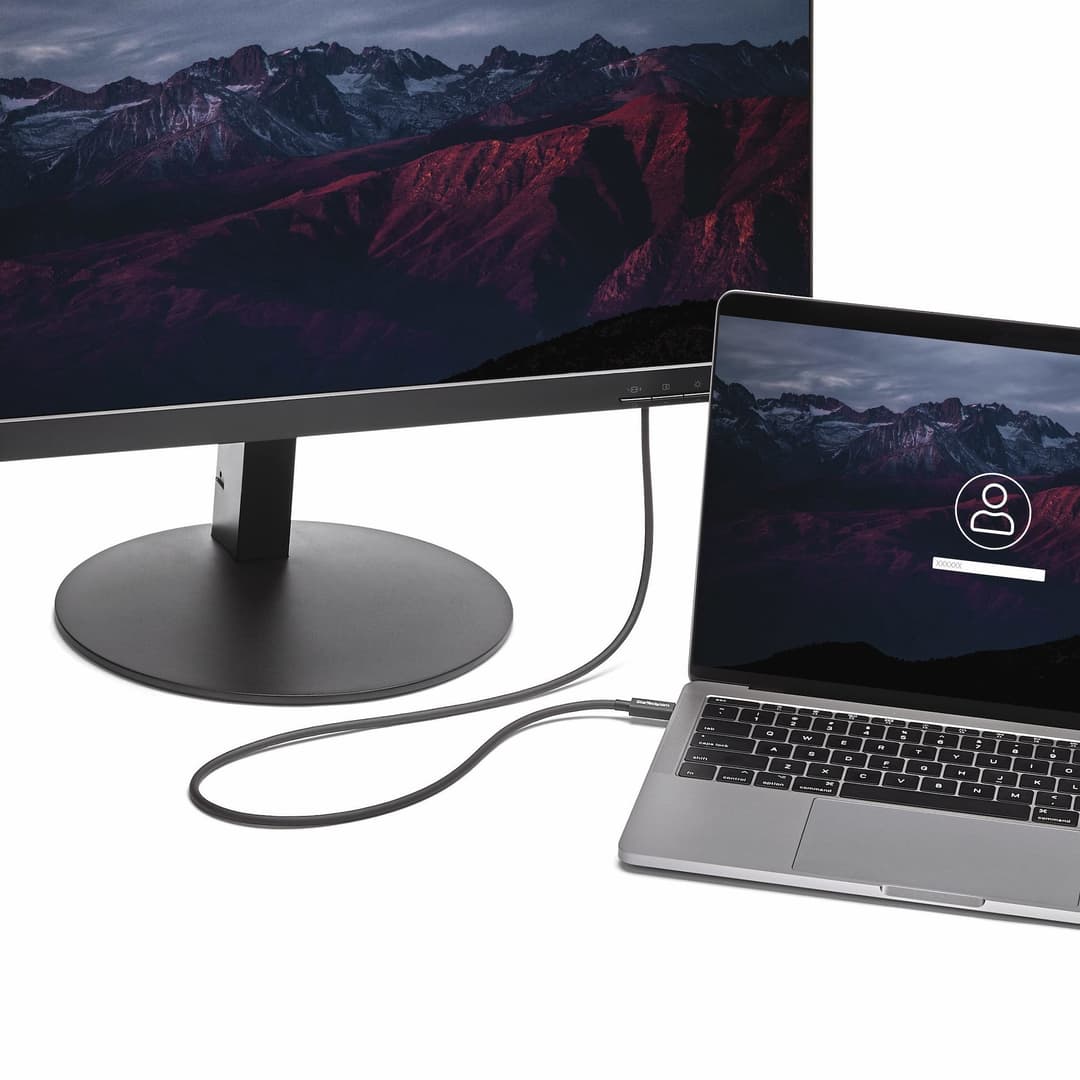 StarTech.com 2m Thunderbolt 3 (20Gbps) USB-C Cable - Thunderbolt, USB, and DisplayPort Compatible - Image 3