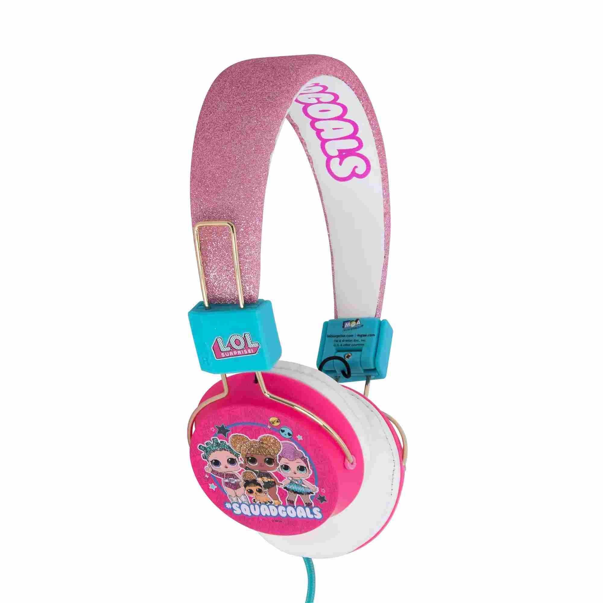 L.O.L. Surprise! Squadgoals Kid's Wired Folding Headphones - Pink
