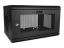 StarTech RK616WALM 6U Wall-Mount Rack Cabinet with Mesh Door - Black thumbnail 1