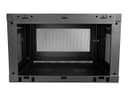 StarTech RK616WALM 6U Wall-Mount Rack Cabinet with Mesh Door - Black thumbnail 3