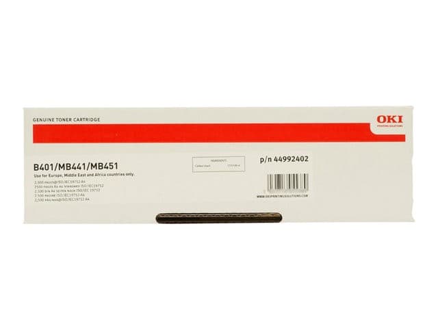 OKI 44992402 Black Original Toner Cartridge