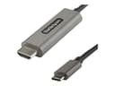 StarTech.com USB-C to HDMI Adapter Cable 4K 60Hz HDR10 2m Black thumbnail 1