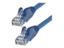 StarTech.com N6LPATCH1MBL CAT6 LSZH Snagless UTP Patch Cable 1m Blue thumbnail 3