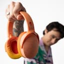 Skullcandy Hesh Evo Wireless Bluetooth Over-Ear Headphones - Bone/Orange Glow thumbnail 2