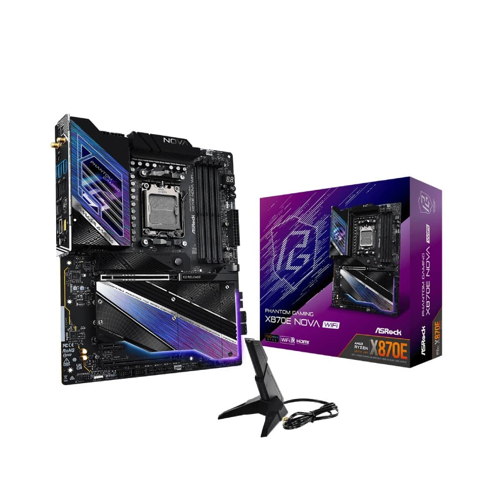 Asrock X870E NOVA WIFI DDR5 ATX AM5 Motherboard