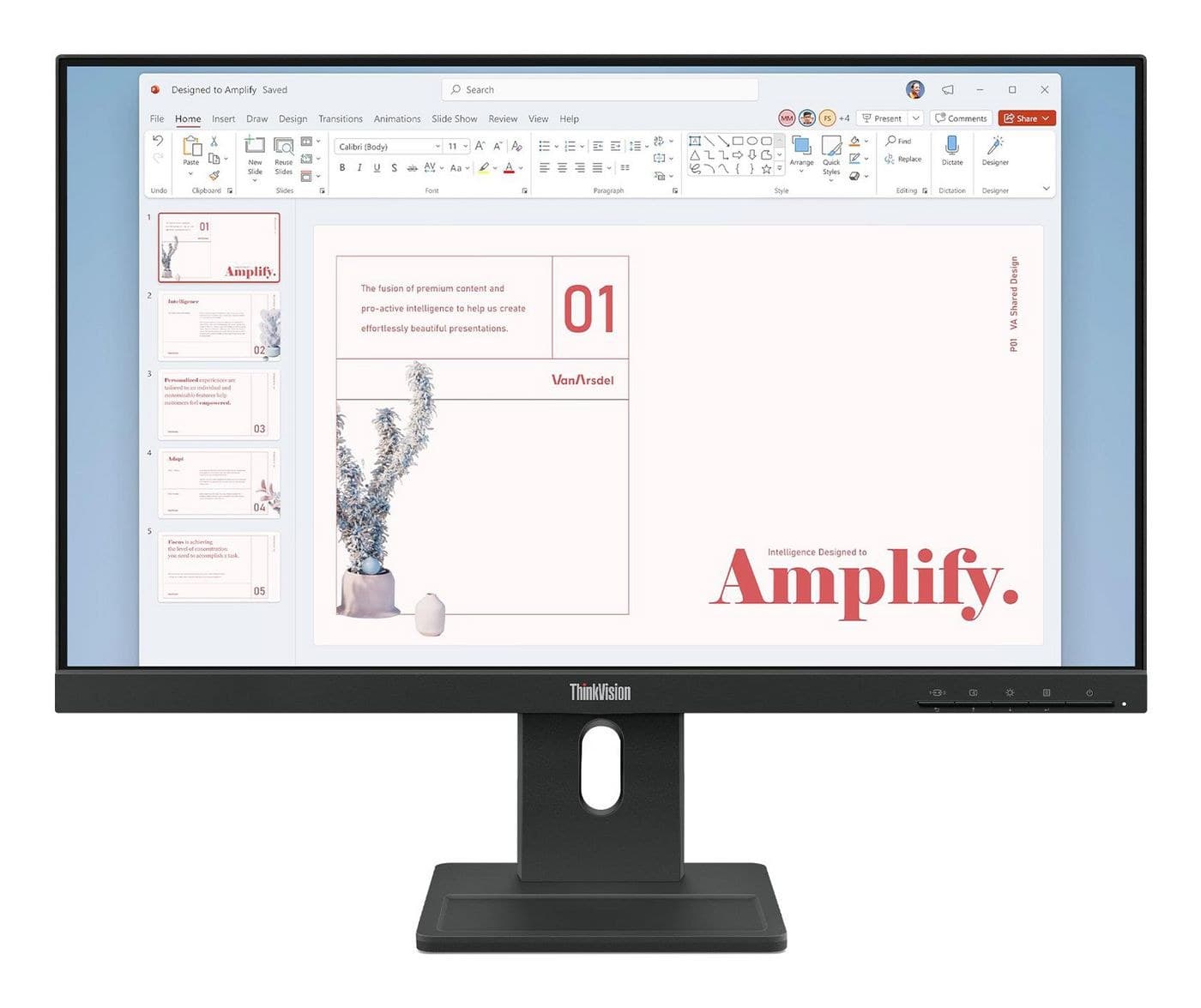 Lenovo ThinkVision E24-40 23.8-inch Full HD IPS Monitor (64BAMAT1EU)