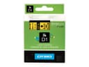 DYMO D1 53718 (S0720980) - label tape - black on yellow - 1 cassette(s) - Roll (2.4 cm x 7 m) thumbnail 1