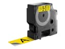 DYMO D1 53718 (S0720980) - label tape - black on yellow - 1 cassette(s) - Roll (2.4 cm x 7 m) thumbnail 3