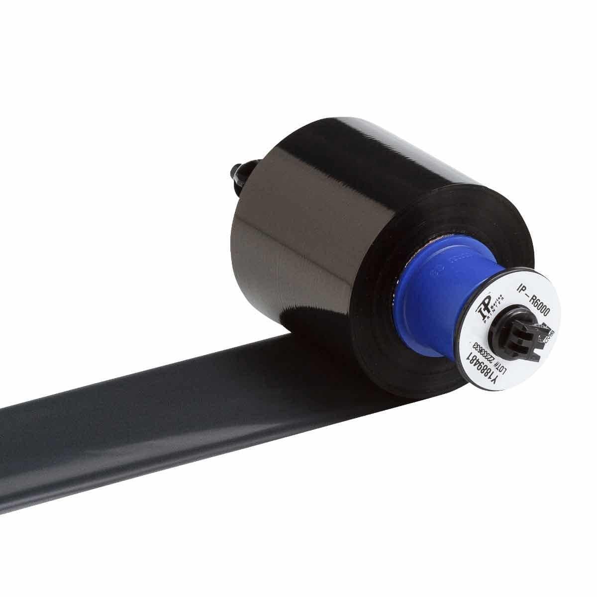 Black 6000 Series Halogen Free Thermal Transfer Printer Ribbon for i5100 and IP Series Printers (IP-R6000HF)