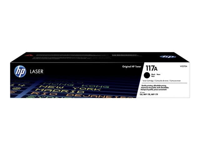 HP 117A - black - original - toner cartridge (W2070A) - Image 1