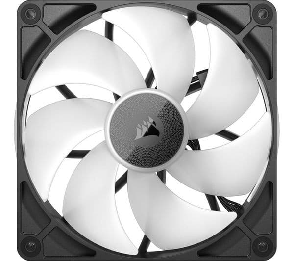 CORSAIR iCUE LINK RX140 RGB 140mm PWM Case Fan Twin Pack Starter Kit with iCUE LINK System Hub Black - Image 3