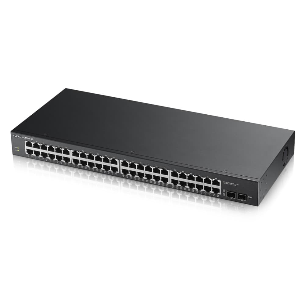 Zyxel GS1900-48-GB0102F 100 Gbit/s Rack Mountable Managed 48 x Gigabit Ethernet RJ45+SFP Ports Network Switch - Image 4