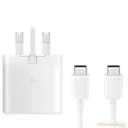 Samsung EP-TA800UBE 25W Super Fast Charging Type C to Type C Wall Charger - White thumbnail 1