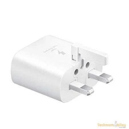 Samsung EP-TA800UBE 25W Super Fast Charging Type C to Type C Wall Charger - White - Image 5