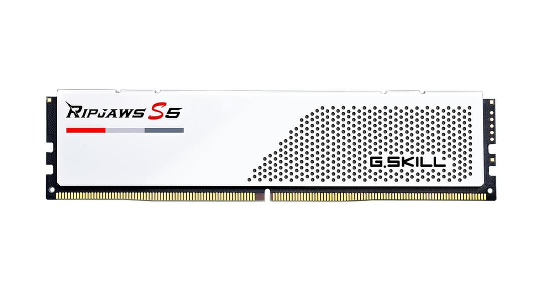 32GB G.Skill DDR5 Ripjaws S5 5600MHz CL40 Dual Channel Kit 2x 16GB White - Image 5