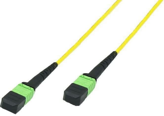 Microconnect FIB998003MTP MTP - MTP F-F 3m OS2 Singlemode Fibre Optic Cable, 12 Fibre, Polarity B, APC Polish, Yellow