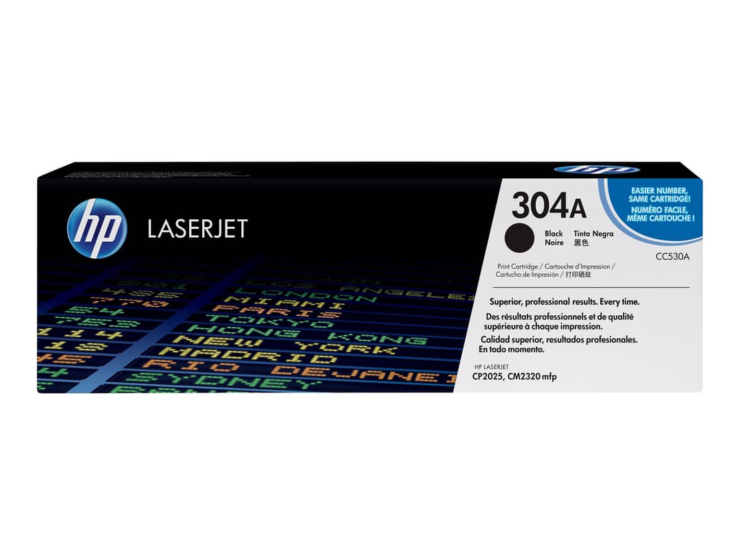 HP 304A CC530A Original HP LaserJet Toner Cartridge - Black - Image 1