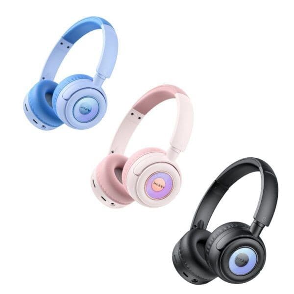 Yesido EP06 Wireless Headphone BT5.3 RGB Colors, Black - Image 2