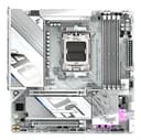 GIGABYTE X870M AORUS ELITE WIFI7 ICE Motherboard - Supports AMD Ryzen 9000 CPUs, 14+2+2 Phases Digital VRM, up to 8200Hz DDR5 (O.C), 1xPCIe 5.0 + 1xPCIe 4.0, Wi-Fi 7, 2.5 GbE LAN, USB 4, Socket AM5, Micro ATX thumbnail 2