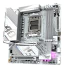 GIGABYTE X870M AORUS ELITE WIFI7 ICE Motherboard - Supports AMD Ryzen 9000 CPUs, 14+2+2 Phases Digital VRM, up to 8200Hz DDR5 (O.C), 1xPCIe 5.0 + 1xPCIe 4.0, Wi-Fi 7, 2.5 GbE LAN, USB 4, Socket AM5, Micro ATX thumbnail 3
