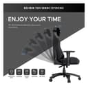 AndaSeat Luna Premium Large Gaming Chair EU Version - Black PVC Leather thumbnail 5