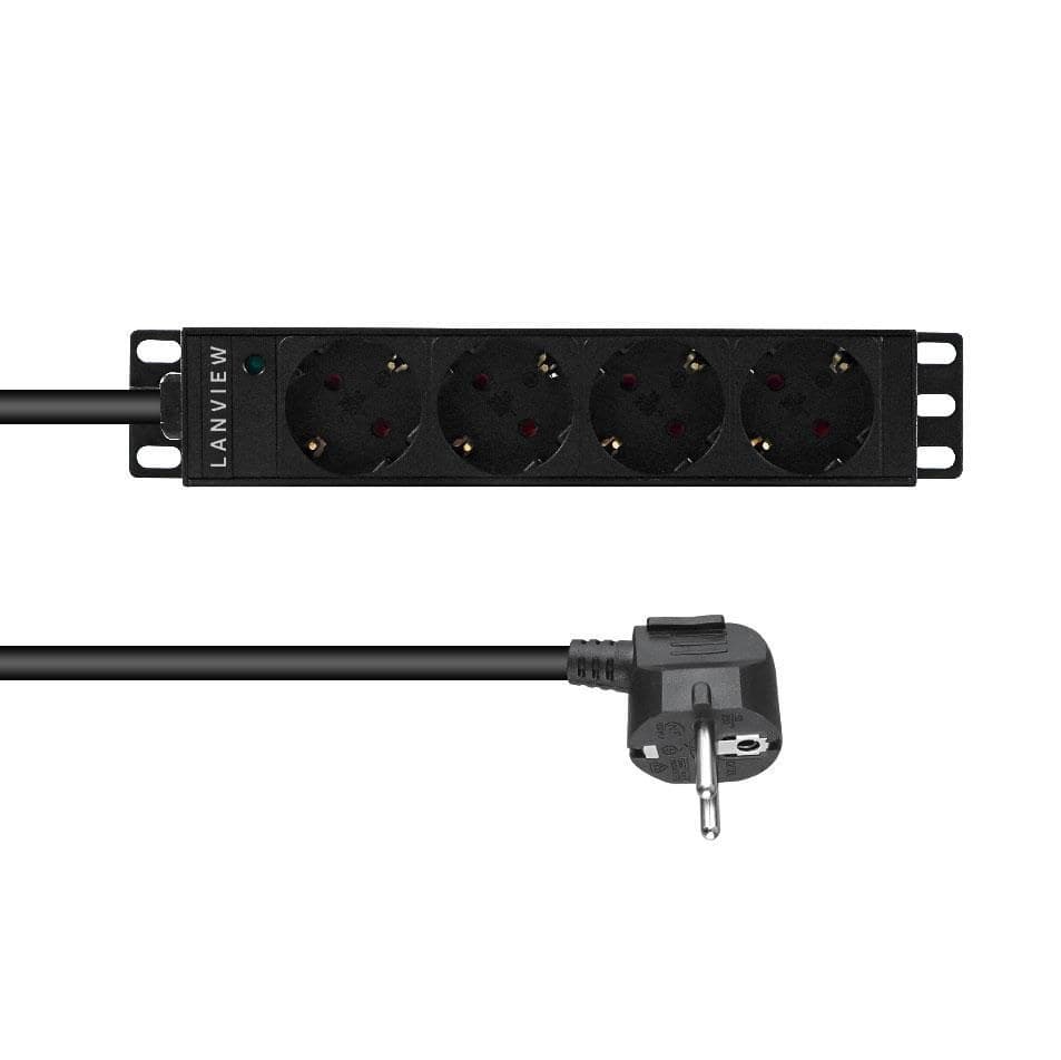 10´´ 4-way Schuko outlets - Image 1