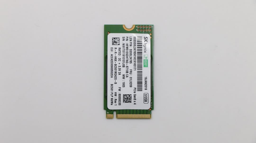 SSD M.2 PCIe NVMe FRU SSD - Image 1