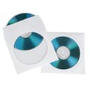 Hama CD/DVD Paper Sleeves, White - Pack of 100 thumbnail 1