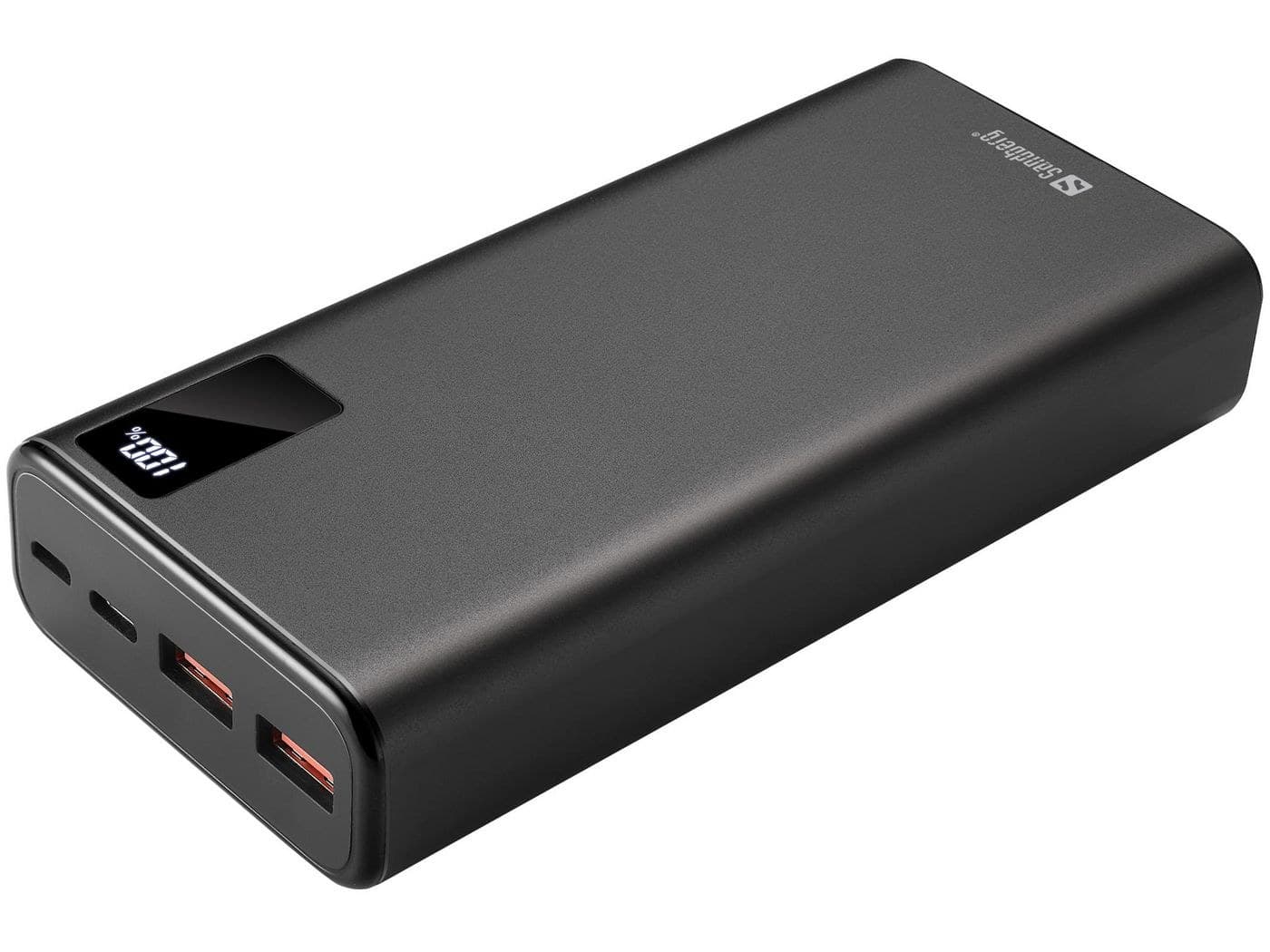 Sandberg Powerbank USB-C PD 20W 20000mAh - Black