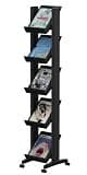 PaperFlow Single Sided Literature Display, Mobile Corner Unit, 5 Shelves, 13.78x15.17x66 Inches, Black (259N.01) (B004HWFZUC) - Image 3