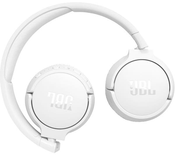 JBL Tune 670NC Wireless Bluetooth On-Ear Noise-Cancelling Headphones - White - Image 8