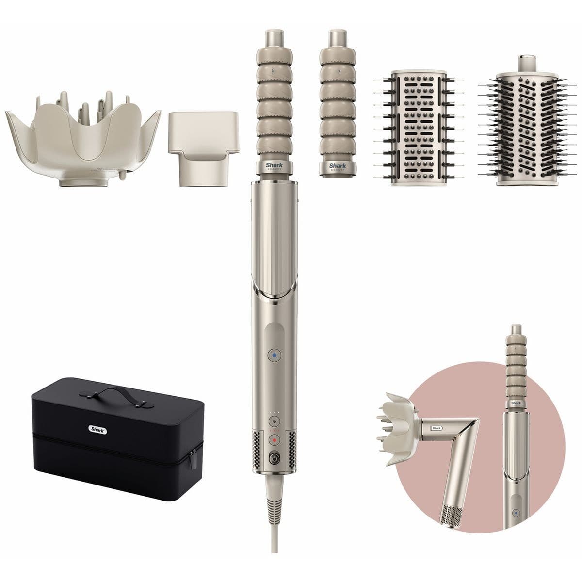 Shark FlexStyle HD446SLUK Hair Styler Stone