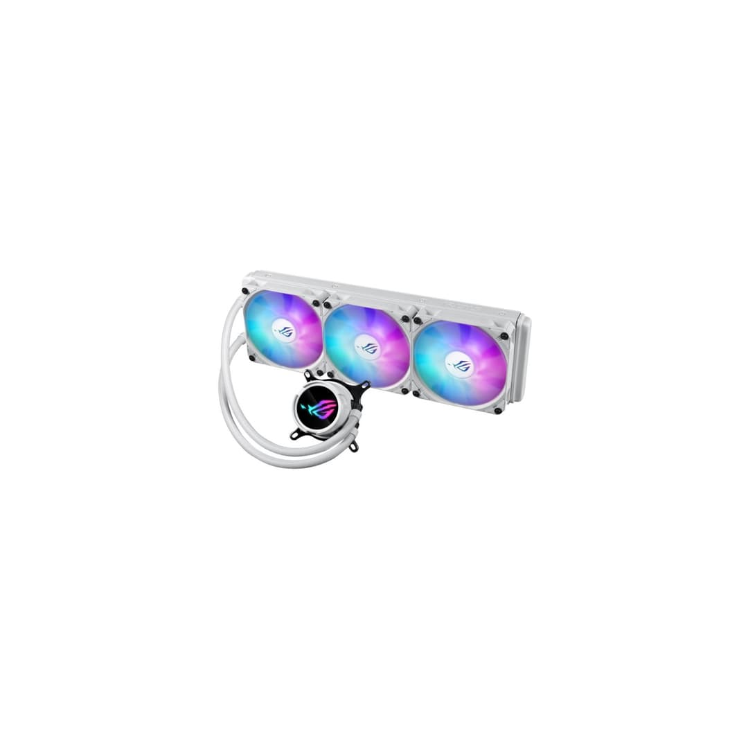 ASUS ROG Strix LC III 360 ARGB White Edition All-in-One Liquid CPU Cooler - 360mm Radiator, 3x 120mm ARGB Fans, Intel/AMD - Image 7