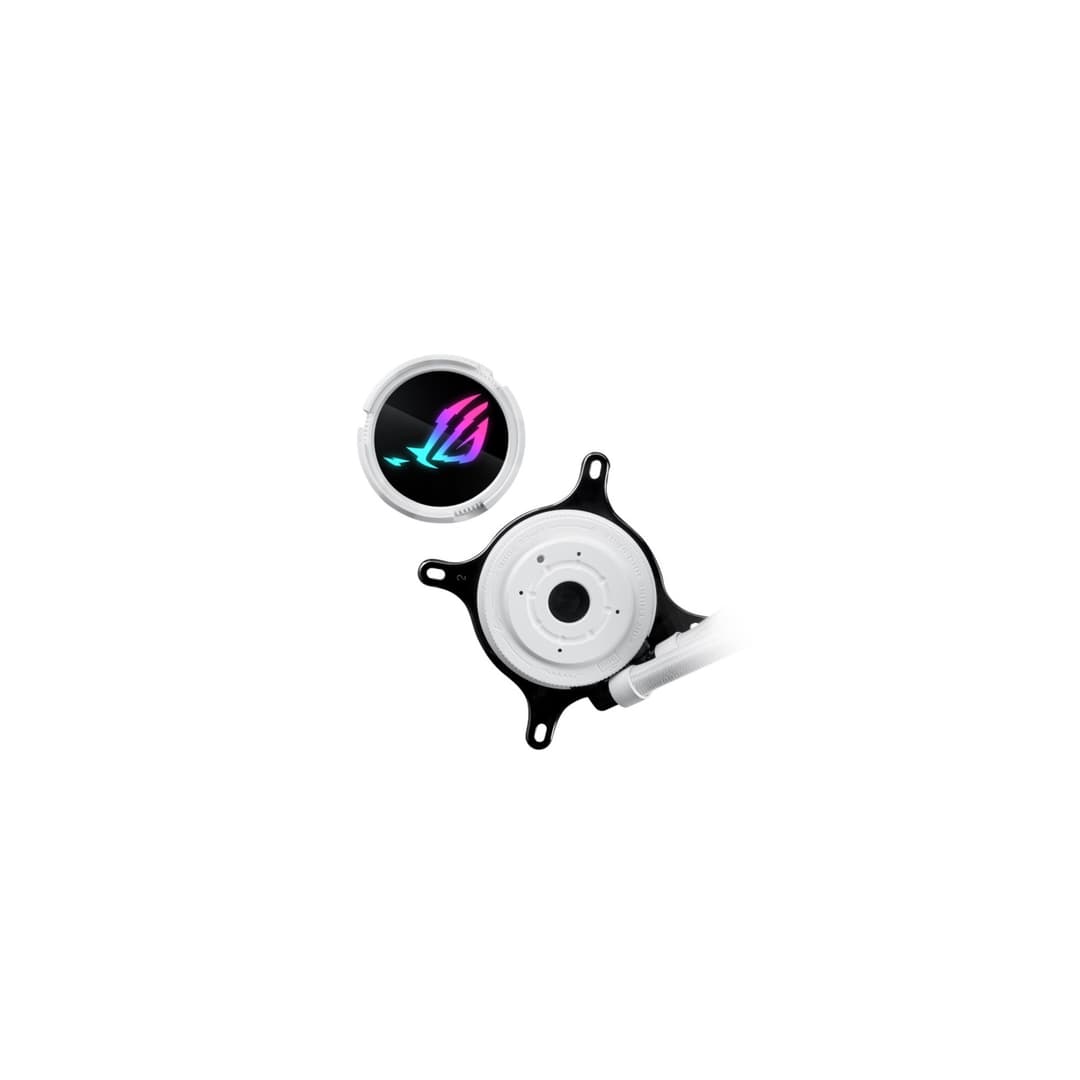 ASUS ROG Strix LC III 360 ARGB White Edition All-in-One Liquid CPU Cooler - 360mm Radiator, 3x 120mm ARGB Fans, Intel/AMD - Image 9