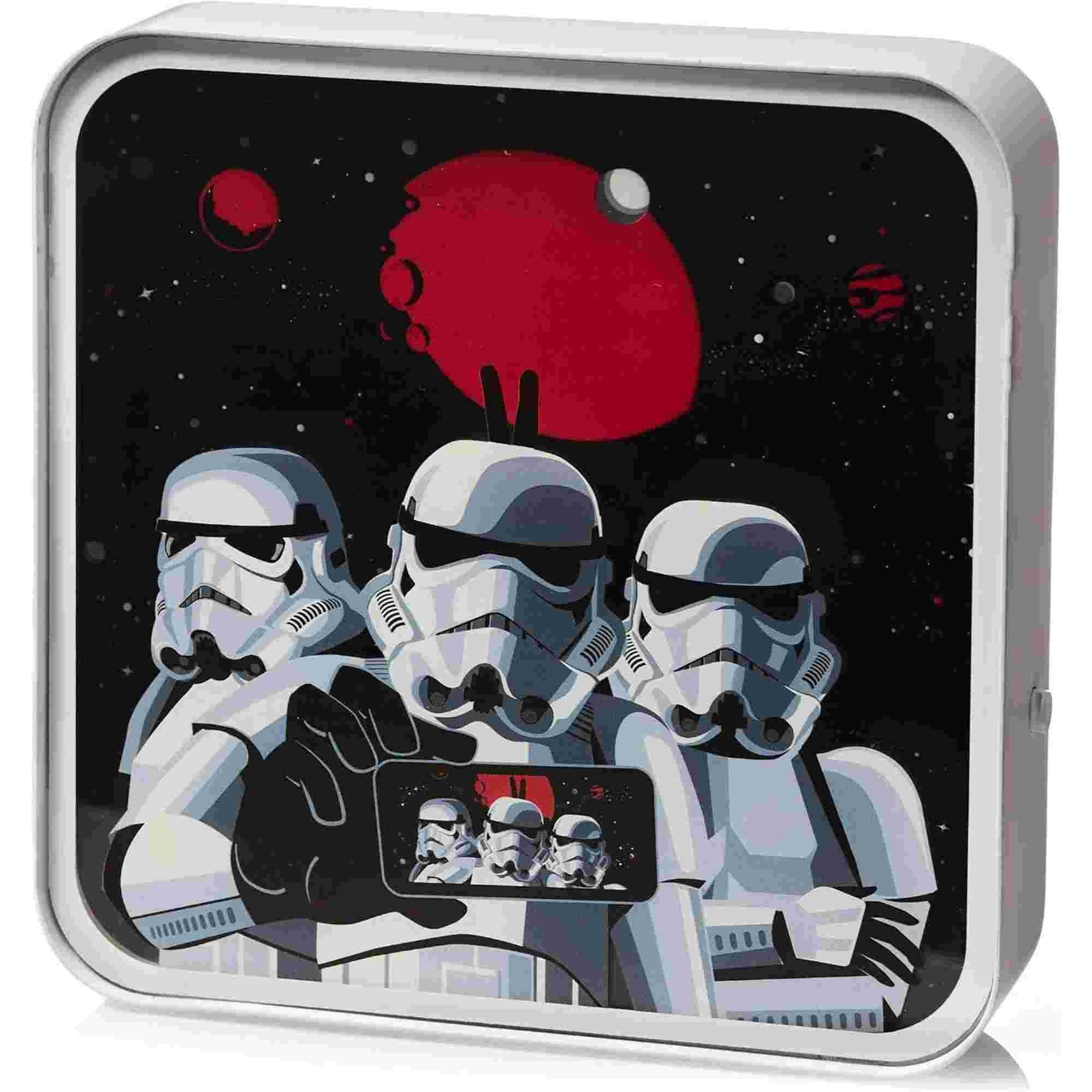 Star Wars Stormtrooper Trooper Selfie Perspex Desk Lamp