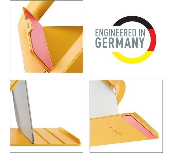 Leitz Ergo Cosy Adjustable Laptop Stand - Warm Yellow - Image 4