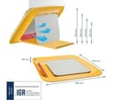 Leitz Ergo Cosy Adjustable Laptop Stand - Warm Yellow thumbnail 7