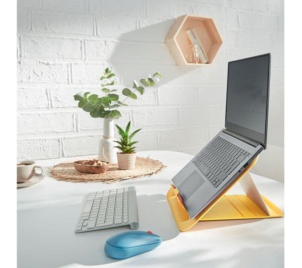 Leitz Ergo Cosy Adjustable Laptop Stand - Warm Yellow - Image 8