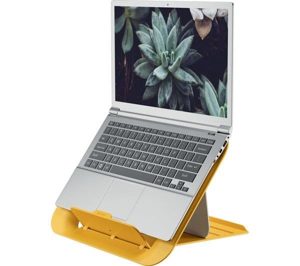 Leitz Ergo Cosy Adjustable Laptop Stand - Warm Yellow - Image 10
