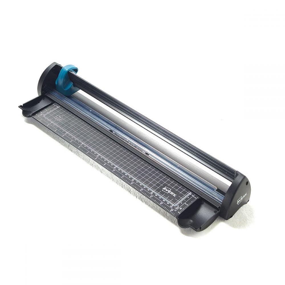 Avery A3CT A3 Compact Trimmer 425mm Cut Length 12 Sheet Capacity Black/Turquoise