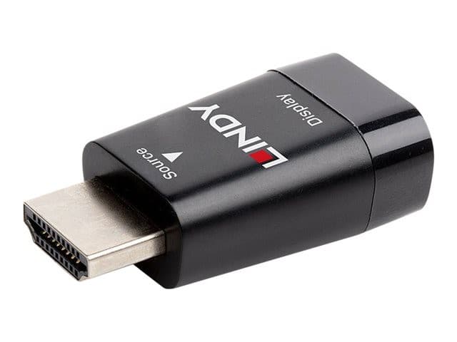 Lindy 38194 HDMI to VGA Converter Dongle 1920x1200@60Hz Black - Image 3