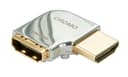 Lindy CROMO HDMI Male to HDMI Female 90 Degree Right Angle Adapter - Right thumbnail 1