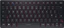 CHERRY KW 9200 MINI Compact Multi-Device Wireless Keyboard UK QWERTY - Black thumbnail 1