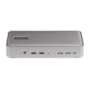 StarTech.com Dual-Laptop USB-C KVM Docking Station, Dual Monitor 4K 60Hz DisplayPort Dock, 5-Port USB Hub, GbE, 90W/45W Power Delivery to Two Laptops, Windows/Mac, 2-Host KVM Dock - TAA thumbnail 4