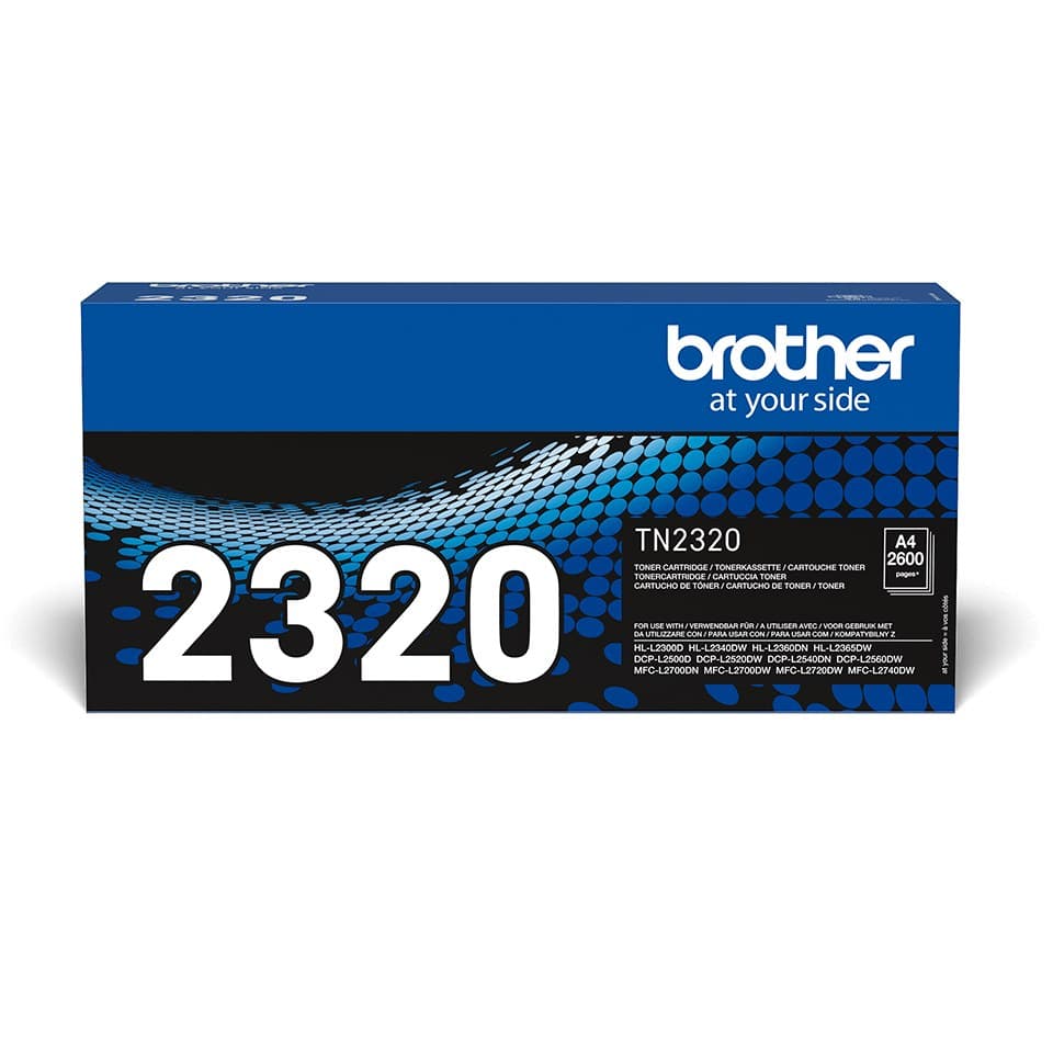 Brother TN-2320 High Yield Toner Cartridge 1 pc(s) Original Black - 2,600 Pages