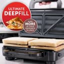 Breville VST082 Ultimate 2 Portion Sandwich Toaster - Black thumbnail 2