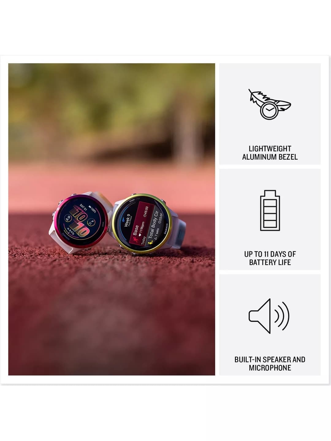 Garmin Forerunner 570 47mm GPS Running Smart Watch AMOLED - Indigo Purple - Image 3
