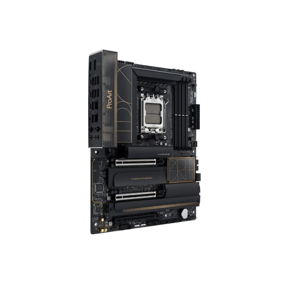 ASUS ProArt X870E-CREATOR WIFI AMD X870E Socket AM5 ATX Motherboard - DDR5, PCIe 5.0, Wi-Fi 7, USB4 40Gbps, 10G + 2.5G LAN - Image 4